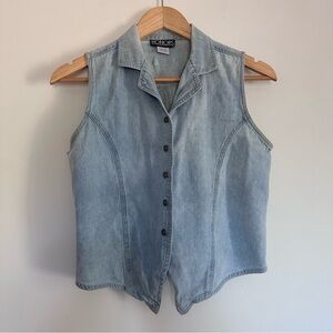 Honors VTG Denim vest 100% cotton Size: M